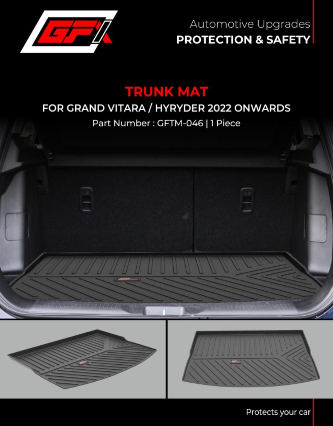 GFX Maruti Suzuki Grand Vitara 2022 Onwards Trunk/Boot Mat