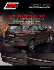 GFX Bumper Step Trim Rear For Toyota Fortuner (2016 onwards) - Autosparz