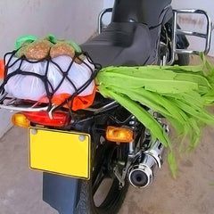 Vatsas Universal Bungee Cargo Luggage Net Holder for Bike and Motorcycle
