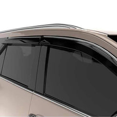 Galio Car Window Door Wind Visor with Silver Chrome Line for Hyundai Verna 2017 Onwards - Autosparz