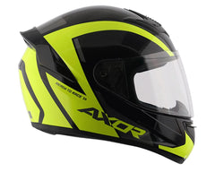 Axor Rage RTR Full Face Helmet (Black Neon Yellow) - Autosparz