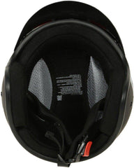 Ergo Jetstar with sticker Open Face Helmet (Mat Black) - Autosparz