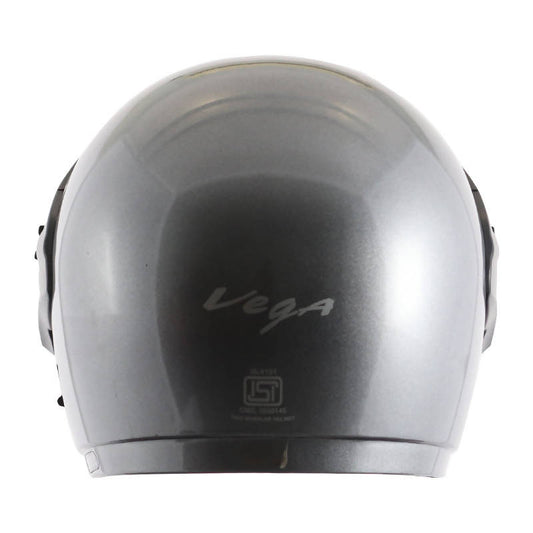 Vega Cruiser W/P Silver Open Face Helmet