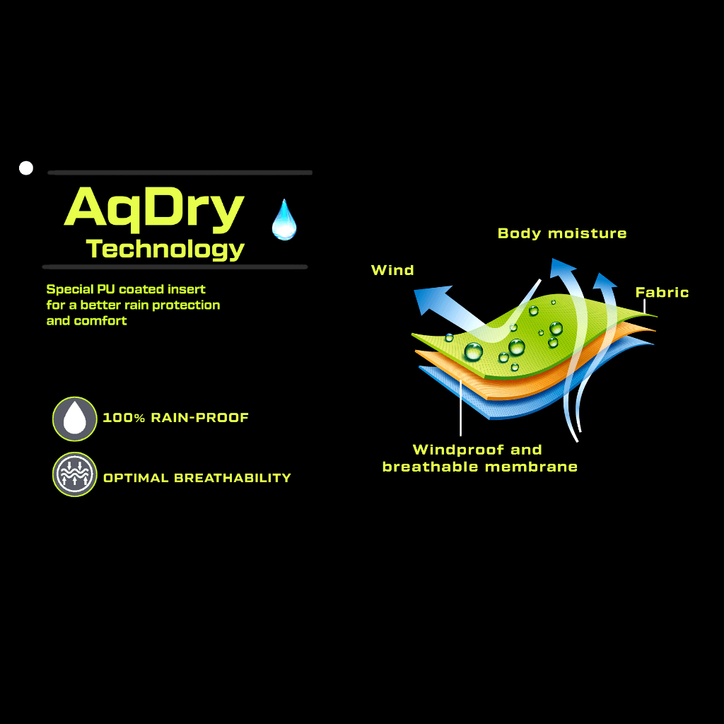 AqDry Waterproof Gloves ( Hi-Viz )