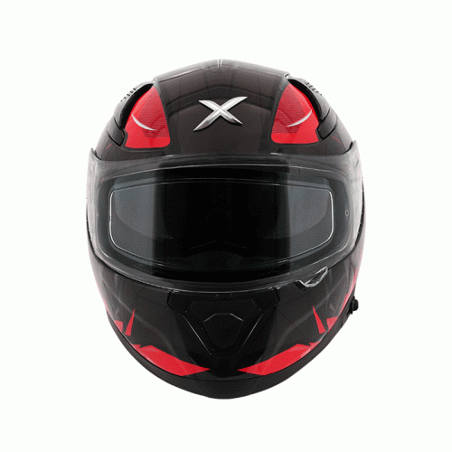 Axor Apex Hunter DV Full Face Helmet (Black Red)
