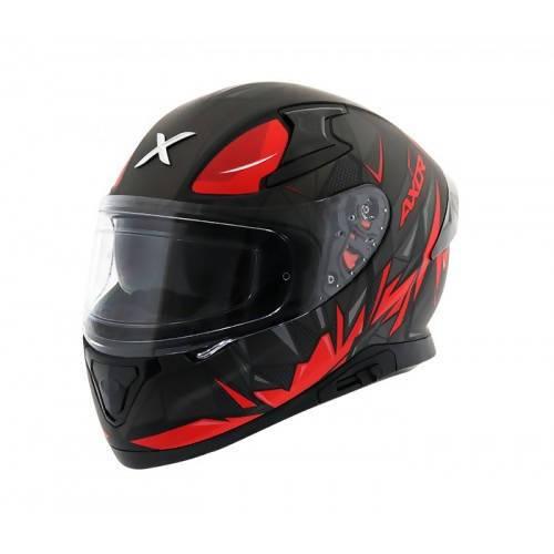 Axor Apex Hunter DV Full Face Helmet (Dull Black Red)Axor Apex Hunter DV Full Face Helmet (Dull Black Red)