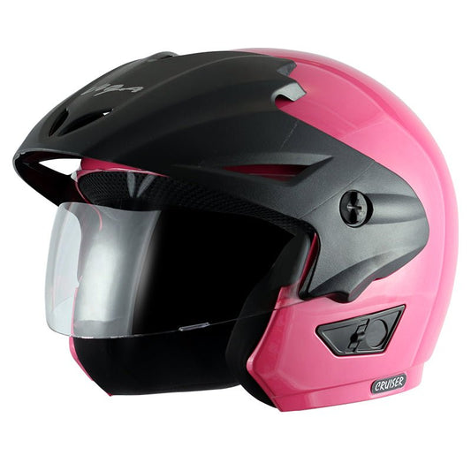 Vega Cruiser W/P Pink Open Face Helmet