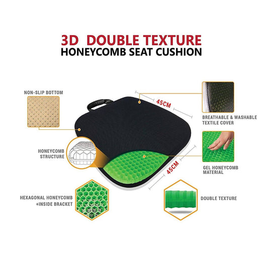 CTRACK NXT 3D Double Texture Honeycomb Seat Cushion