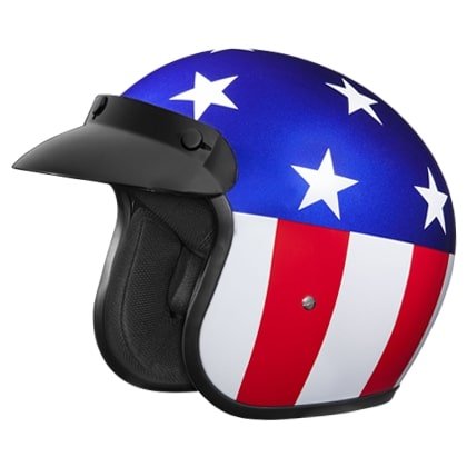Studds Jetstar Classic D1 Decor Open Face Helmet