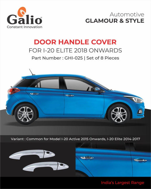 Galio Car Door Handle Cover for Hyundai i20 Elite (2018 onwards) (Set of 8 pcs.)