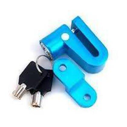 Posh Anti Theft Disc Lock with 2 Keys (Blue) - Autosparz