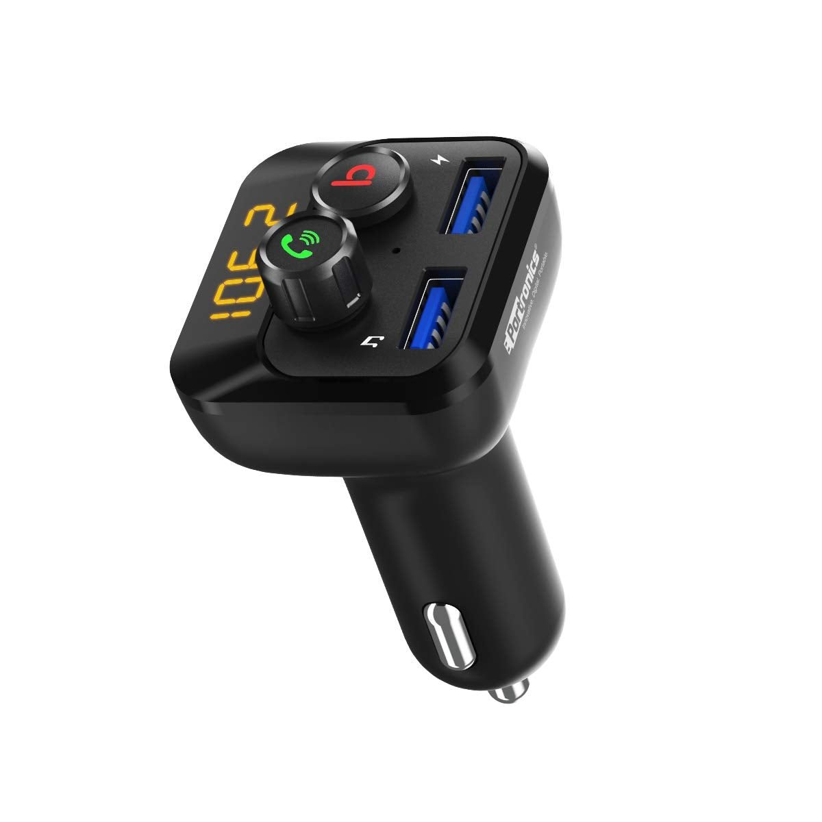 Portronics Auto 10 Bluetooth & USB Car Charging Adapter (POR 320