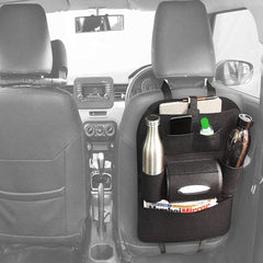 CTRACK NXT Car Multi-Pocket Essential Backseat Organizer (Made with Non-Woven Material)