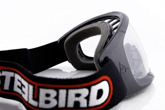 Steelbird Unisex Eye Protection Riding Glasses (Pack of 1) (Black with Clear)
