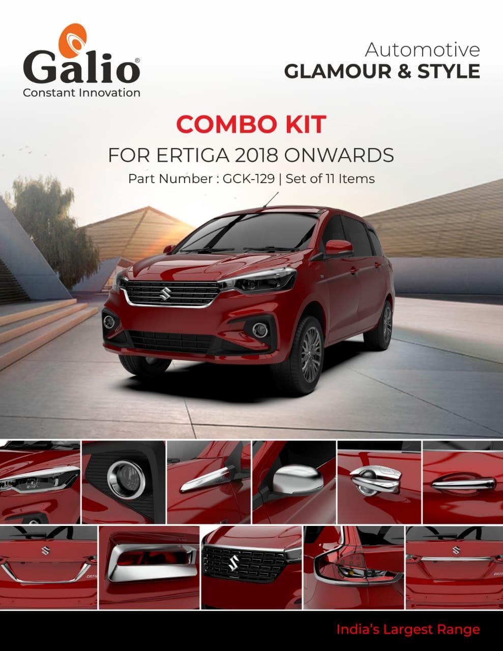 Ertiga car store chrome accessories