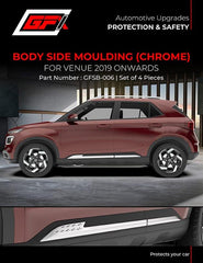 GFX Body Side Cladding-Painted for Hyundai Venue (2019 onwards)( Set of 4 pcs) - Autosparz