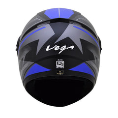 Vega Cliff Pioneer Black Dull Blue Helmet