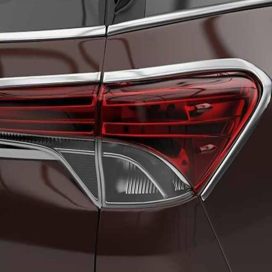 Galio Chrome finish Tail Lamp Garnish For Toyota New Fortuner - Autosparz