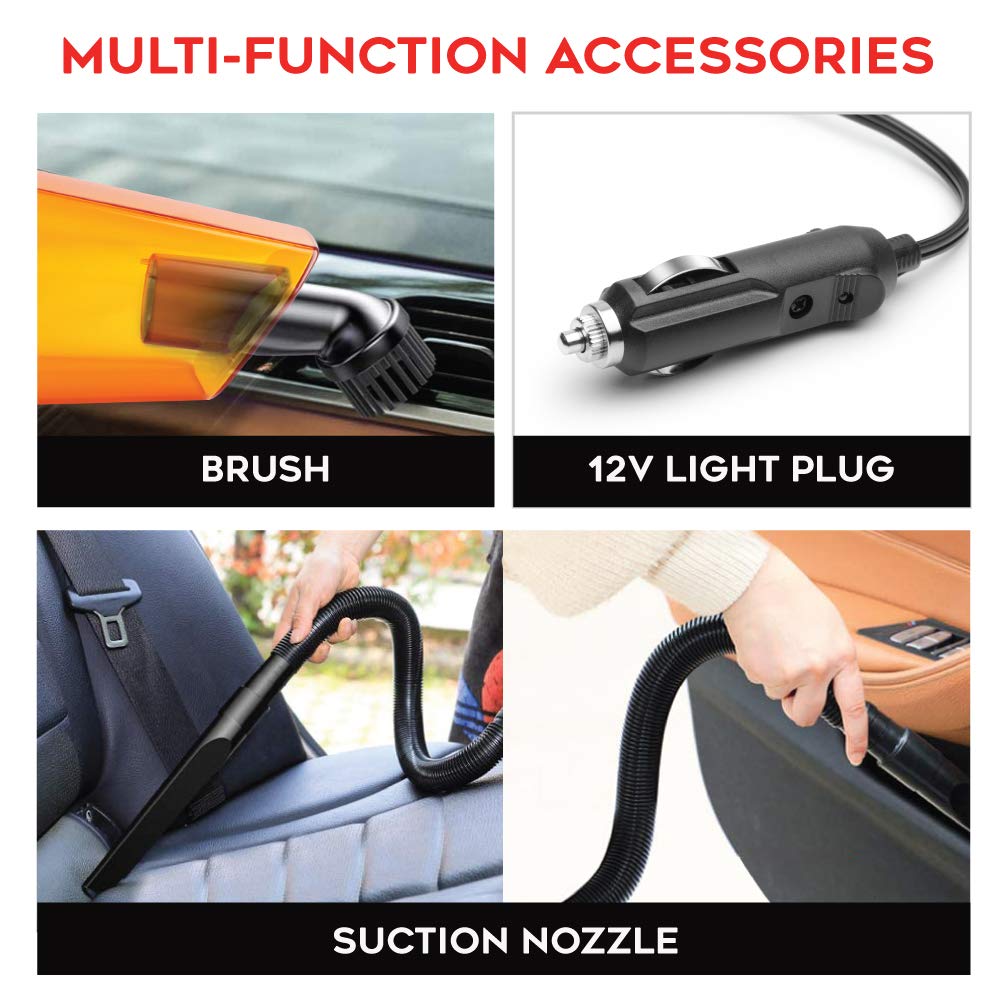 myTVS 12v High Suction Power Wet and Dry Car Vacuum Cleaner
