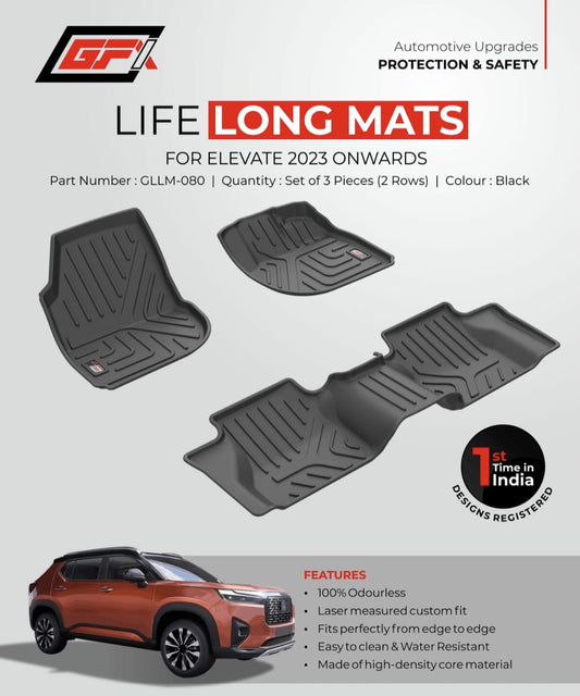 GFX Honda Elevate 2023 Premium Life Long Floor Mats