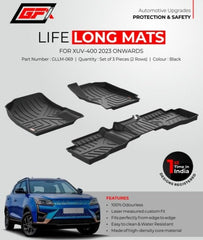 GFX Mahindra XUV 400 2023 Onwards Premium Life Long Floor Mats
