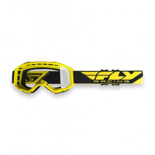Fly Racing Focus Goggle (Yellow Transparent) - Autosparz