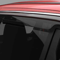 Galio Car Window Door Wind Visor with Silver Chrome Line for Maruti Suzuki Swift 2018 - Autosparz