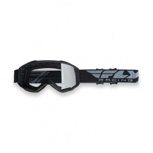 Fly Racing Focus Goggle (Black Transparent) - Autosparz