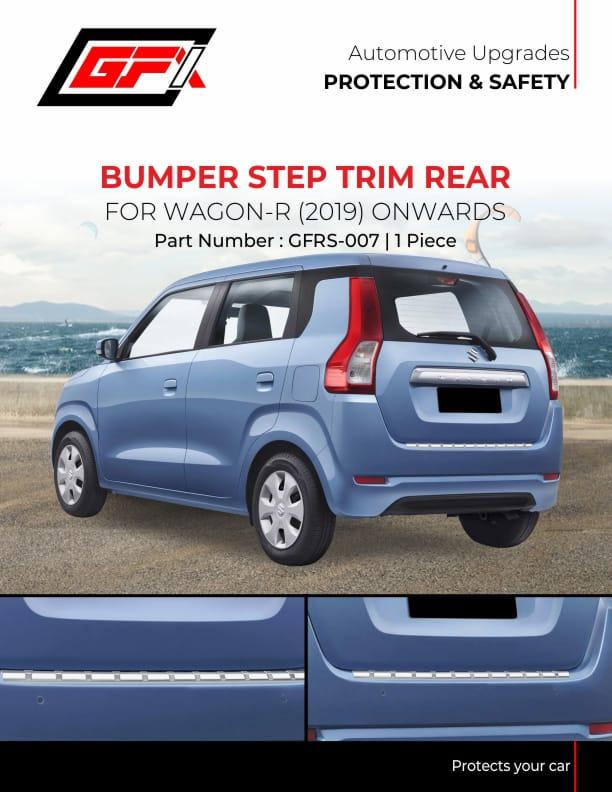 GFX Bumper Step Trim Rear For Maruti Suzuki WagonR (2019 onwards) - Autosparz