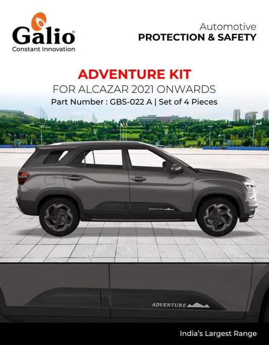 GFX Adventure Kit Compatible for Hyundai Alcazar (2021 onwards) (Set of 4 Pcs.) - Autosparz