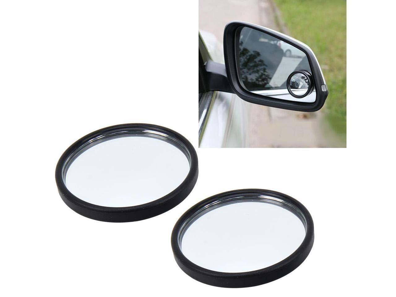 3R 360 Degree Car Wide Angle Round Convex Blind Spot Mirror (2 Pc)