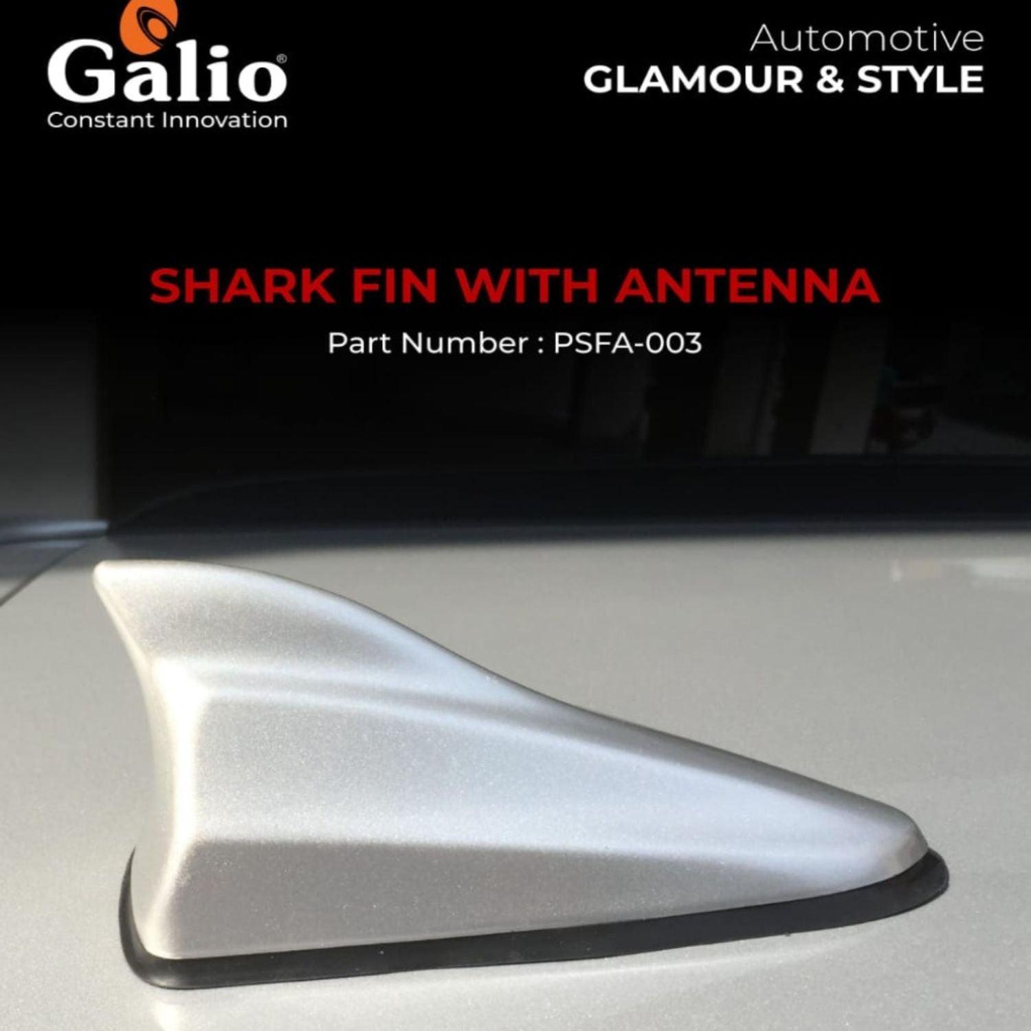 Galio PSFA-001 Shark Fin with Antenna (Silver) - Autosparz