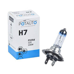 Potauto H7 Headlight Bulb PX26D 12V 100W Xtra Light - Autosparz