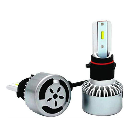 Potauto H3 3 in 1 Headlight Bulb with Tri-Colour Maximus LEDynamic - Set of 2 - Autosparz