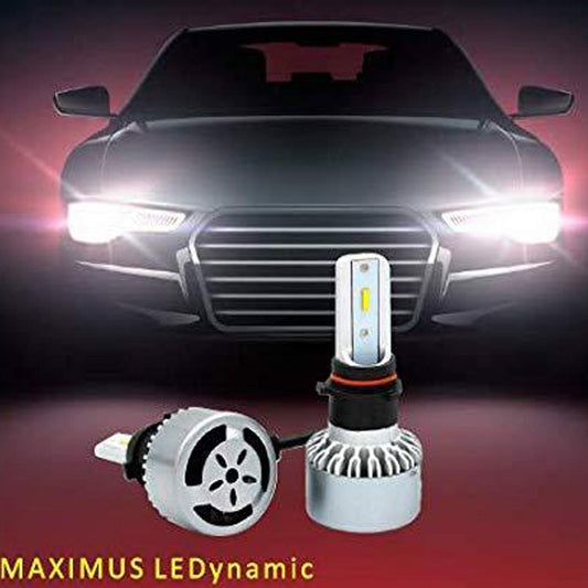 Potauto H1 3 in 1 Headlight Bulb with Tri-Colour Maximus LEDynamic - Set of 2 - Autosparz