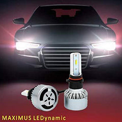 Potauto H4 3 in 1 Headlight Bulb with Tri-Colour Maximus LEDynamic - Set of 2 - Autosparz