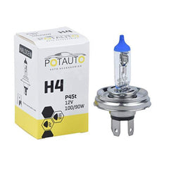 Potauto H4 Headlight Bulb P45t 12V 100/90W - Autosparz
