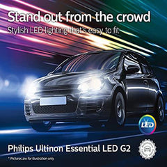 Philips H7 Ultinon Essential G2 LED Lamp 6000K Luxeon (White, 2 Pcs.) - Autosparz