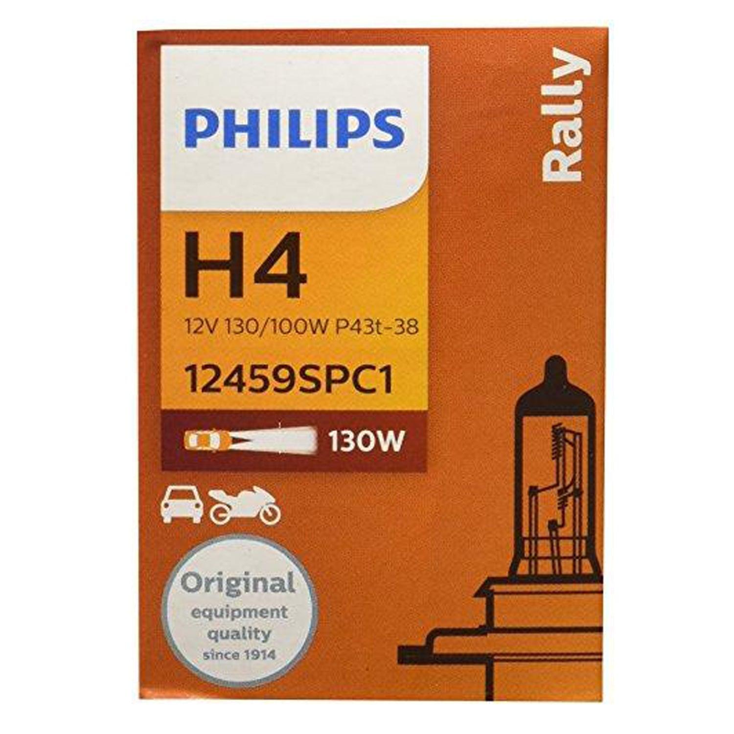 Philips 12459SPC1 Rally H4 Headlight Bulb (130/100W) - Autosparz