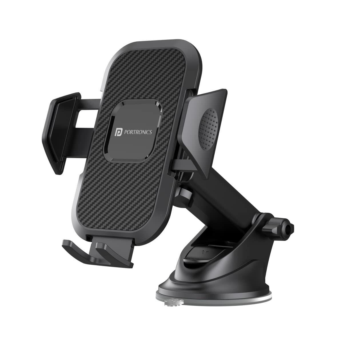 Premium Cradle-Type Car Mount with Air Vent Clip, Adjustable Side Jaws