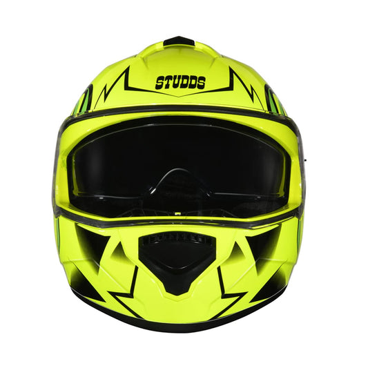 Studds Drifter D/V D1 Decor Full Face Helmet (N5 Yellow)