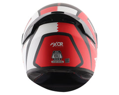 Axor Rage RTR Full Face Helmet (Dull Black Red) - Autosparz