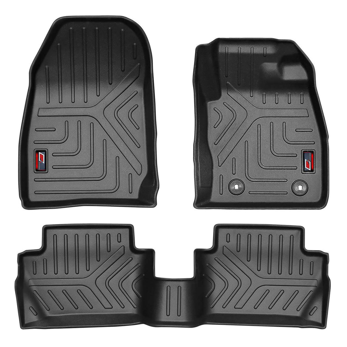 GFX Premium Life Long Car Floor Foot Mats Compatible For Ford Eco Sports (2019 Onwards) (Set of 3 Pcs.)