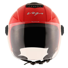 Vega Aster Dx Red Open Face Helmet