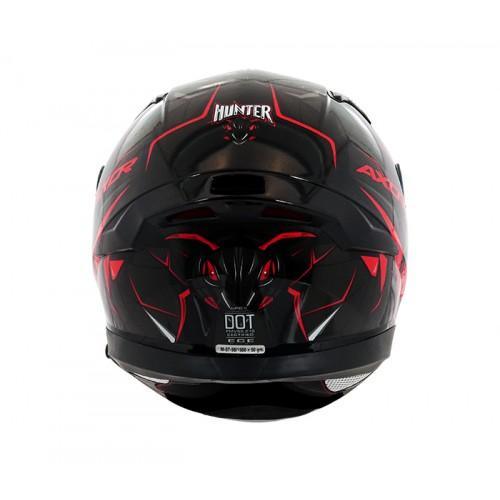 Axor Apex Hunter DV Full Face Helmet (Black Red)