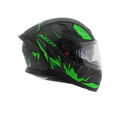 Axor Apex Hunter DV Full Face Helmet (Dull Black Neon Green)