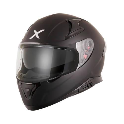 Axor Apex Solid  Full Face Helmet (Dull Black )