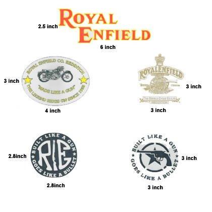 Royal Enfield Reflective Stickers Set of 10 - Autosparz