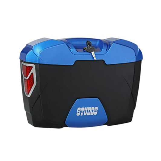 Studds Explorer Side Luggage Box with Universal Fitment Clamps (Blue)