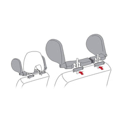 CTRACK NXT 270° Retractable Cockpit Memory Foam Headrest with Neck Cushion